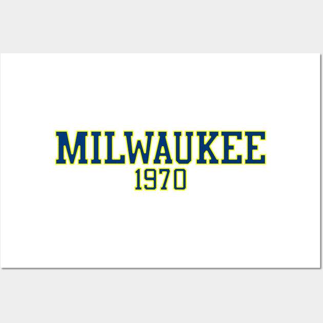 Milwaukee 1970 Wall Art by GloopTrekker